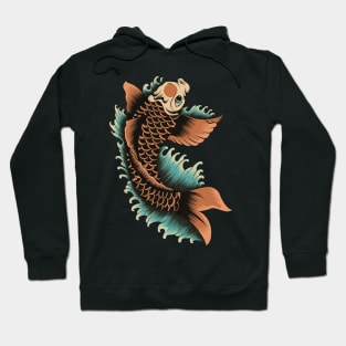 Vintage Koi Fish Hoodie